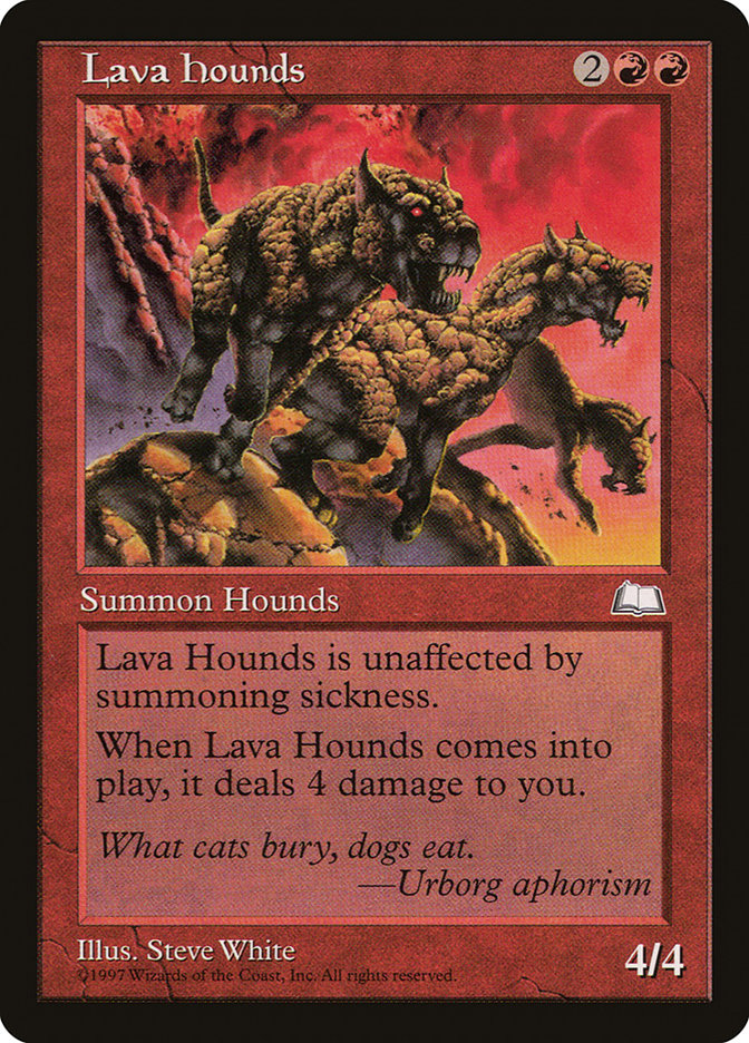 Lava Hounds [Weatherlight] | Golgari Games