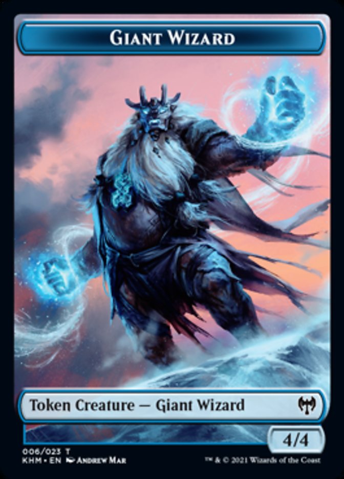 Giant Wizard Token [Kaldheim Tokens] | Local Legends
