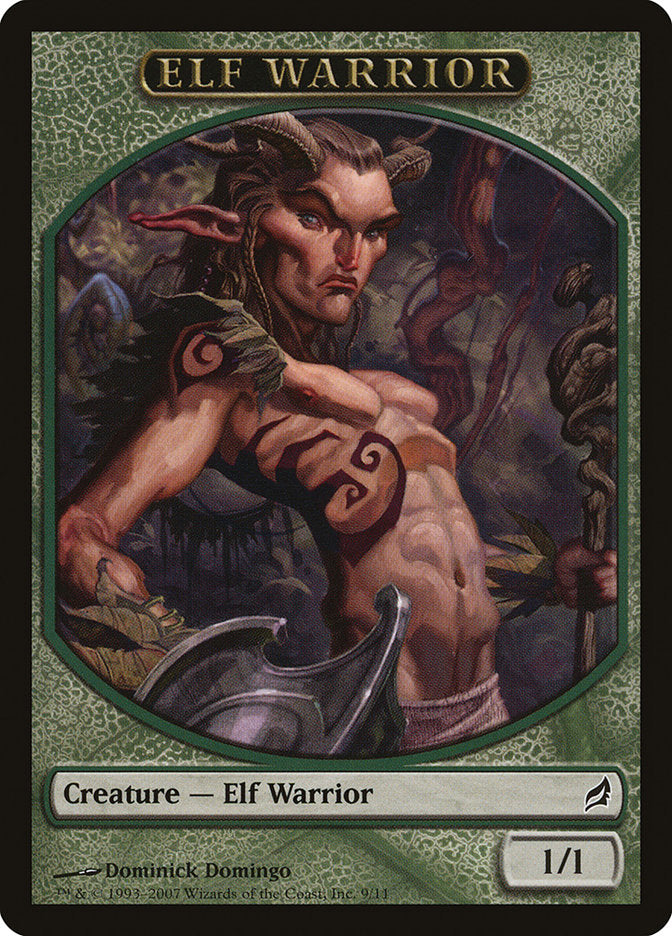 Elf Warrior Token [Lorwyn Tokens] | Golgari Games