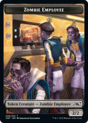 Zombie Employee // Balloon Double-sided Token [Unfinity Tokens] | Golgari Games