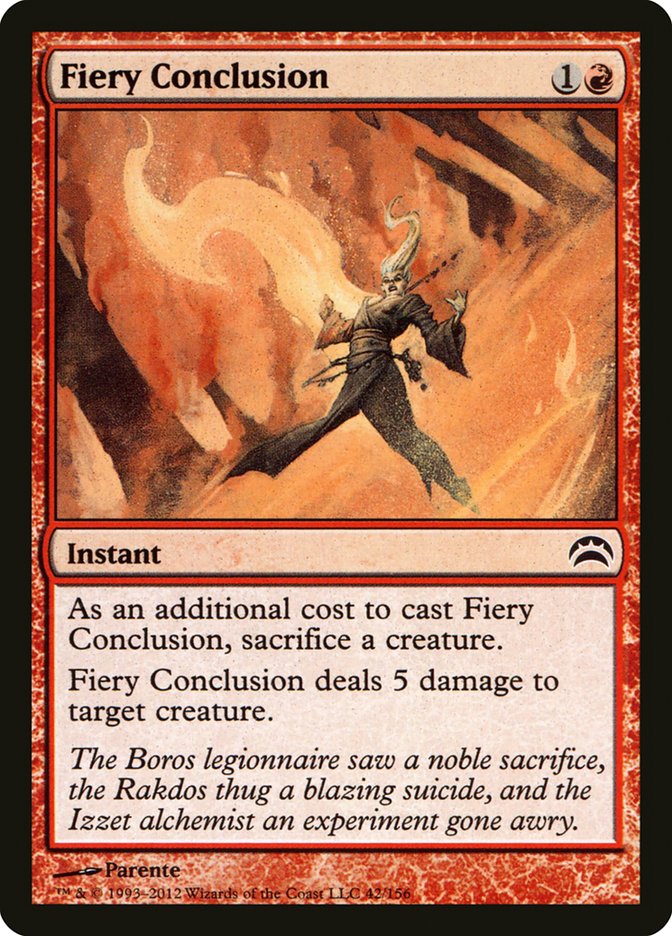 Fiery Conclusion [Planechase 2012] | Local Legends
