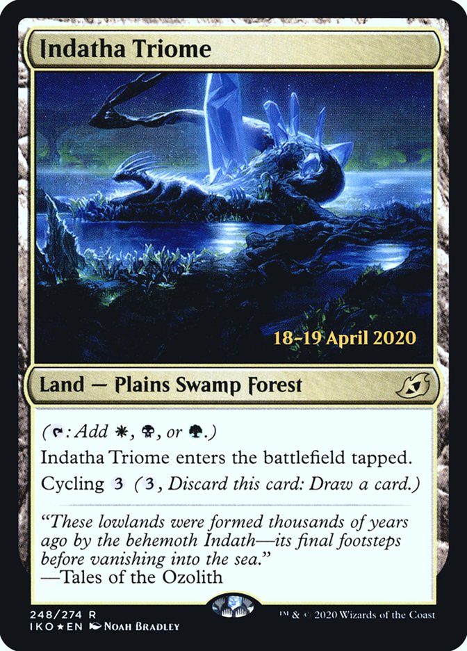 Indatha Triome [Ikoria: Lair of Behemoths Prerelease Promos] | Local Legends