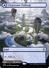 Clearwater Pathway // Murkwater Pathway (Borderless Alternate Art) [Zendikar Rising] | Local Legends