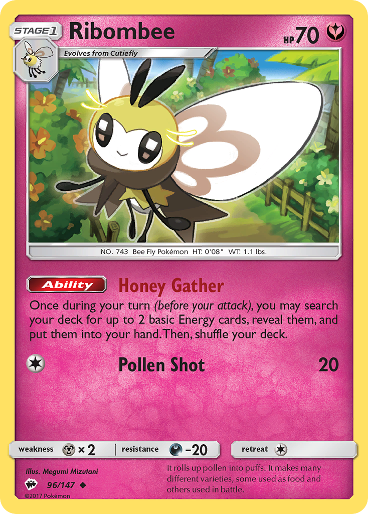 Ribombee (96/147) [Sun & Moon: Burning Shadows] | Golgari Games