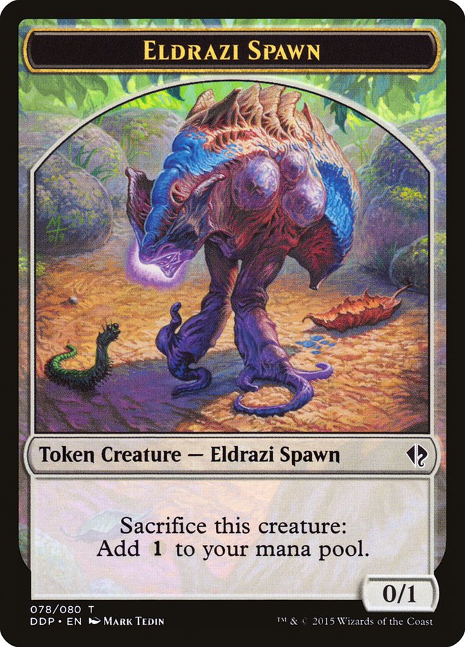 Eldrazi Spawn Token (078/080) [Duel Decks: Zendikar vs. Eldrazi] | Golgari Games