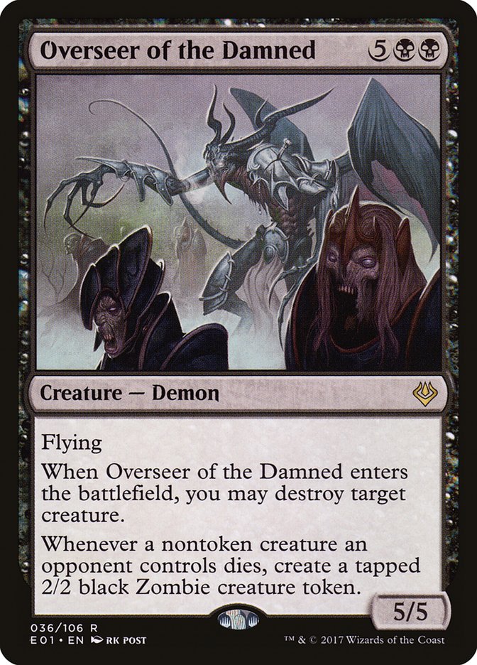 Overseer of the Damned [Archenemy: Nicol Bolas] | Golgari Games