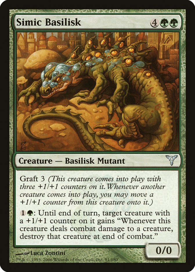 Simic Basilisk [Dissension] | Local Legends