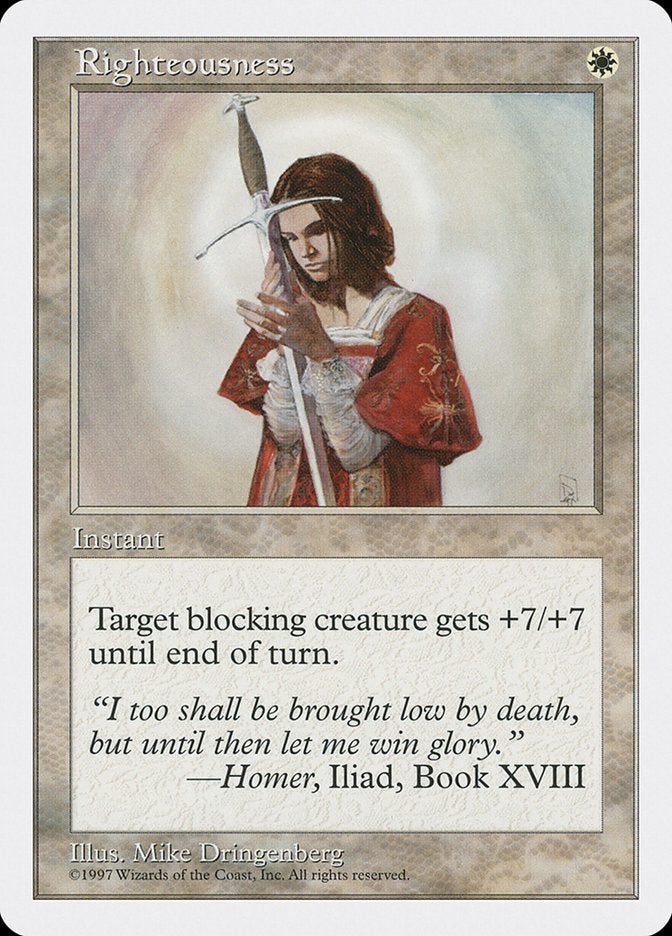 Righteousness [Fifth Edition] | Local Legends