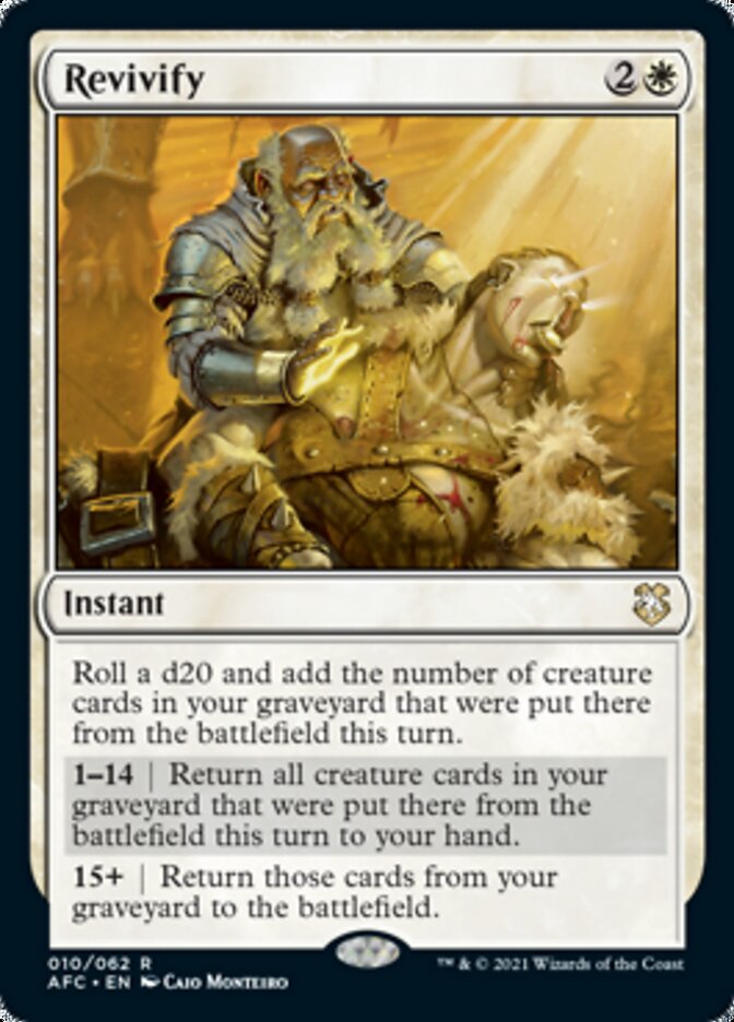 Revivify [Dungeons & Dragons: Adventures in the Forgotten Realms Commander] | Local Legends