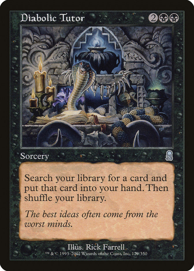Diabolic Tutor [Odyssey] | Local Legends