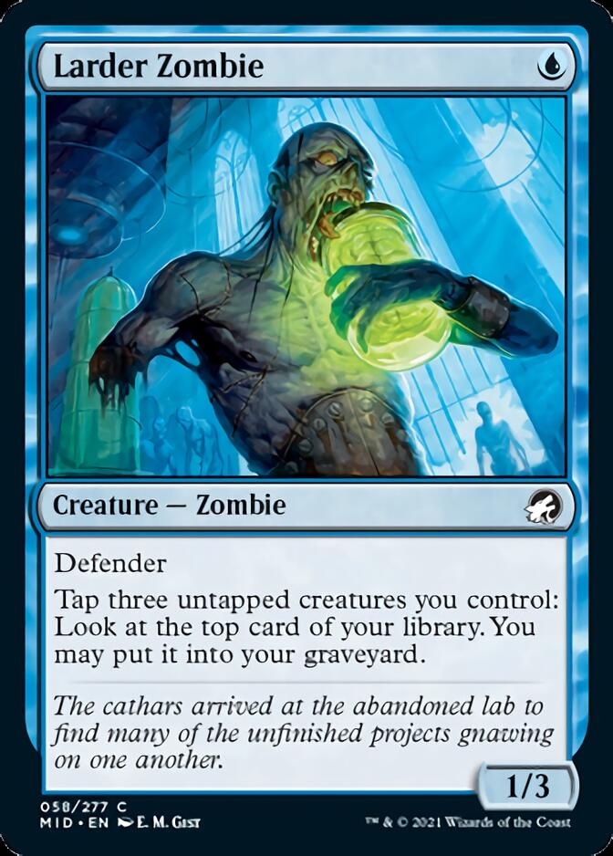 Larder Zombie [Innistrad: Midnight Hunt] | Golgari Games