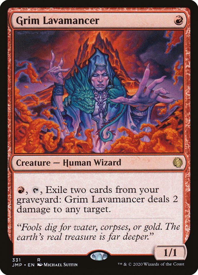 Grim Lavamancer [Jumpstart] | Local Legends
