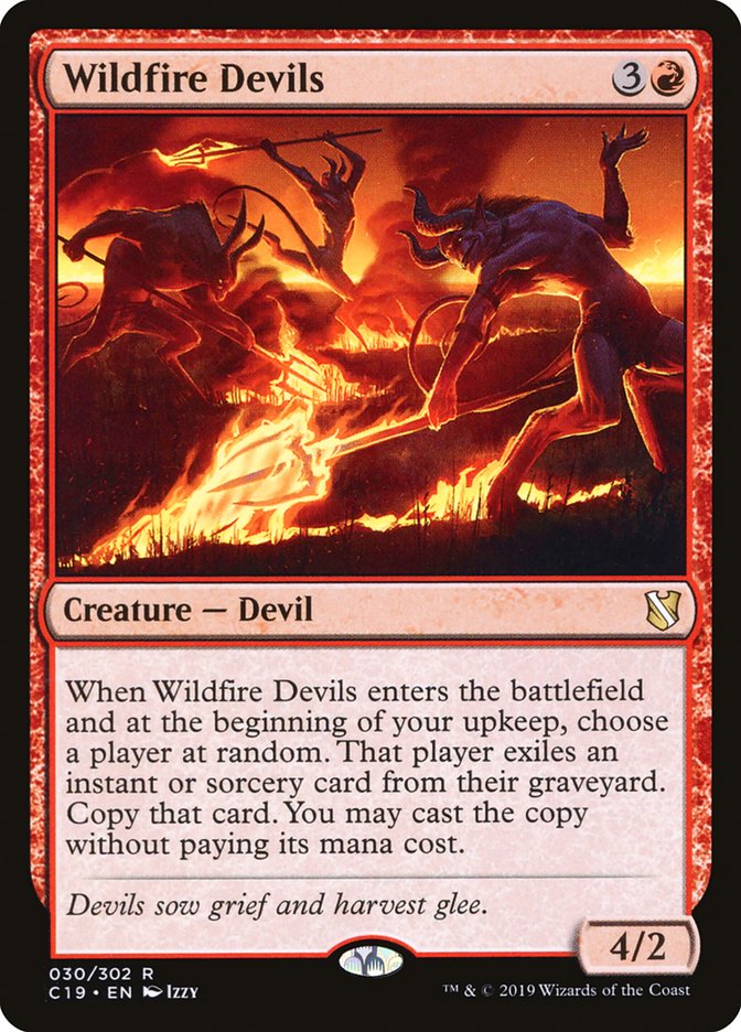 Wildfire Devils [Commander 2019] | Golgari Games