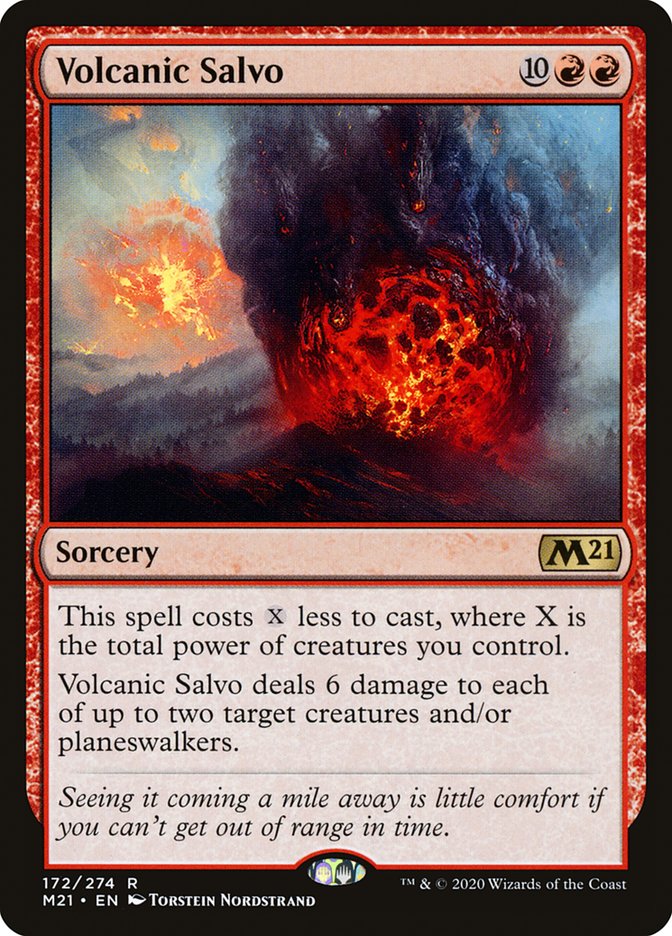 Volcanic Salvo [Core Set 2021] | Golgari Games