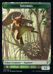 Treasure // Squirrel Double-sided Token [Commander Legends: Battle for Baldur's Gate Tokens] | Golgari Games