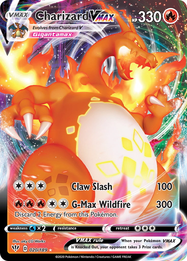 Charizard VMAX (020/189) [Sword & Shield: Darkness Ablaze] | Golgari Games