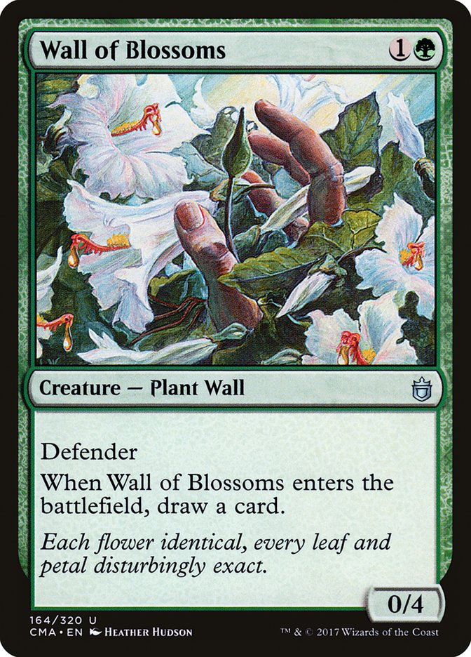 Wall of Blossoms [Commander Anthology] | Golgari Games