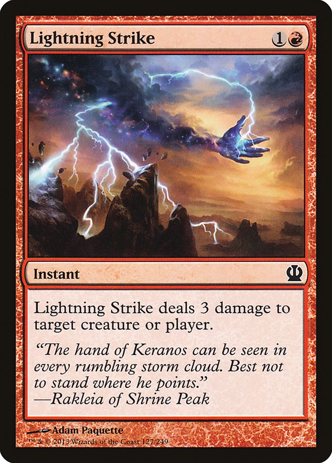 Lightning Strike [Theros] | Local Legends