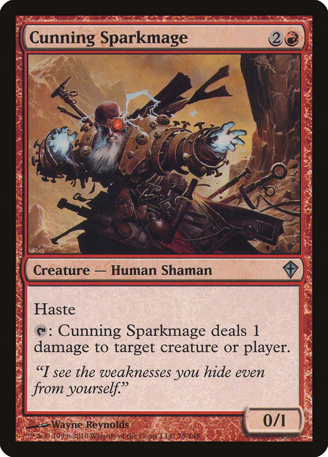 Cunning Sparkmage [Worldwake] | Golgari Games