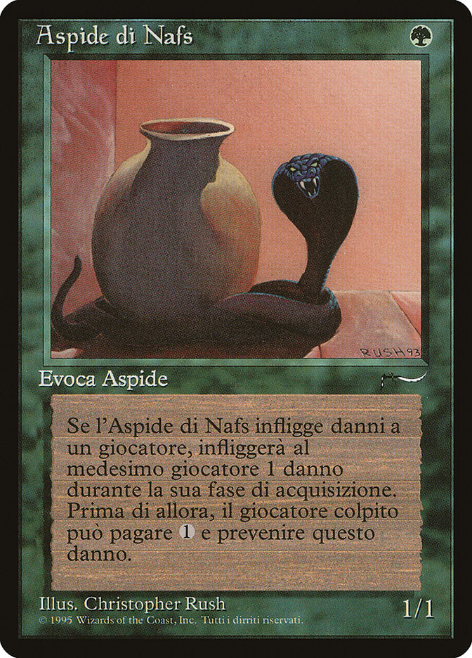 Nafs Asp (Italian) - "Aspide di Nafs" [Rinascimento] | Golgari Games