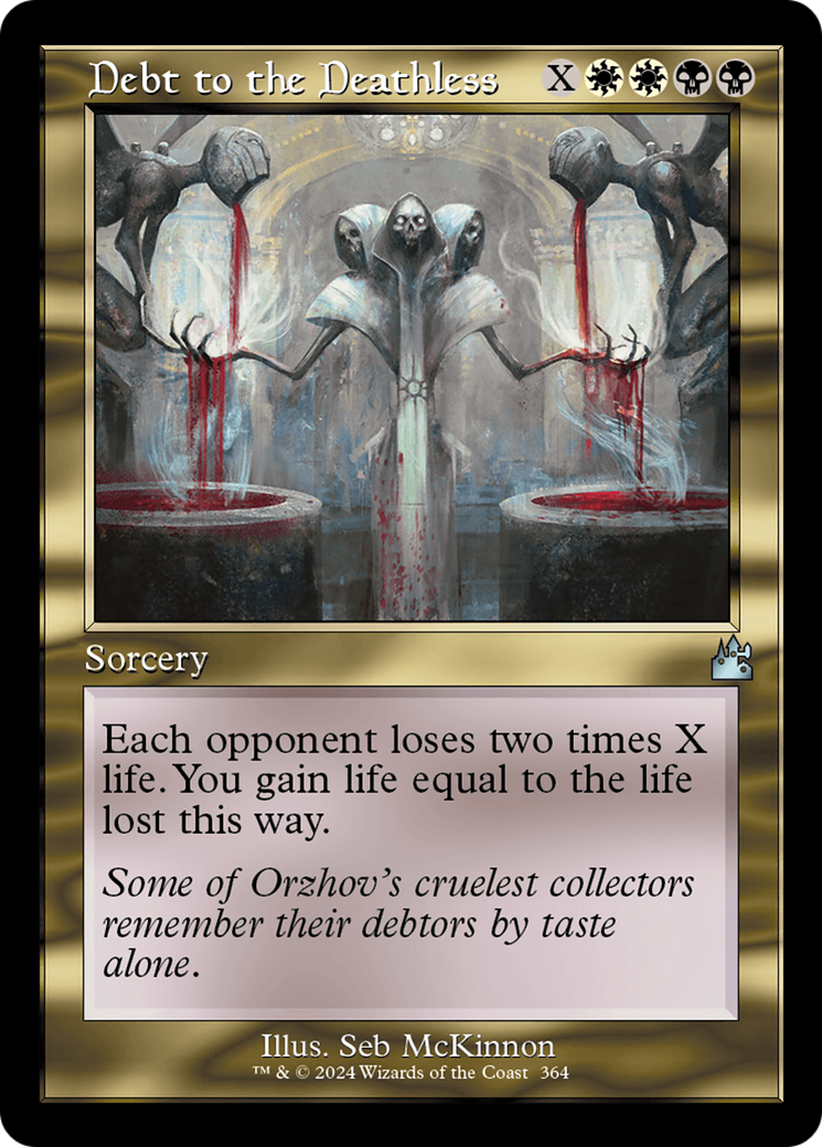 Debt to the Deathless (Retro Frame) [Ravnica Remastered] | Local Legends