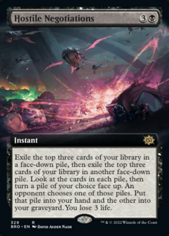 Hostile Negotiations (Extended Art) [The Brothers' War] | Local Legends