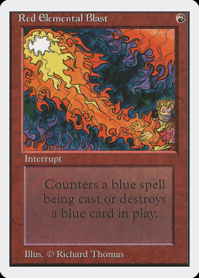 Red Elemental Blast [Unlimited Edition] | Golgari Games