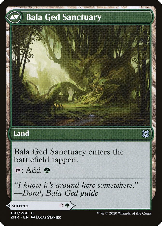 Bala Ged Recovery // Bala Ged Sanctuary [Zendikar Rising] | Golgari Games