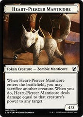 Heart-Piercer Manticore // Dragon Double-sided Token [Commander 2019 Tokens] | Local Legends