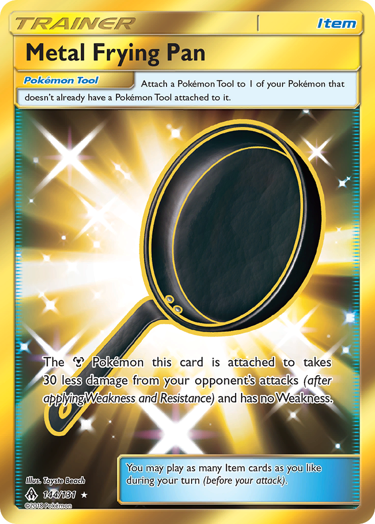 Metal Frying Pan (144/131) [Sun & Moon: Forbidden Light] | Golgari Games