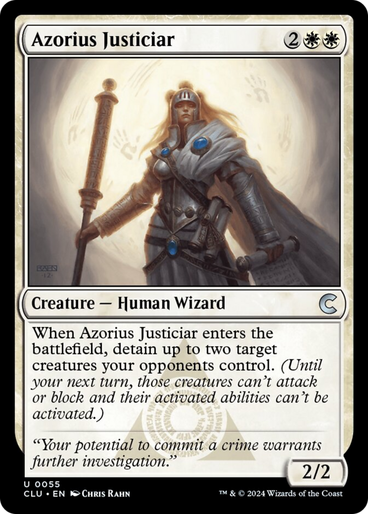 Azorius Justiciar [Ravnica: Clue Edition] | Local Legends
