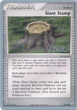 Giant Stump (75/92) (Eeveelutions - Jimmy Ballard) [World Championships 2006] | Golgari Games