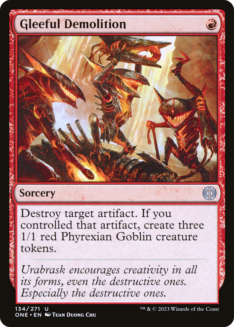 Gleeful Demolition [Phyrexia: All Will Be One] | Local Legends
