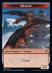Bird (002) // Dragon Double-sided Token [Dominaria United Tokens] | Local Legends
