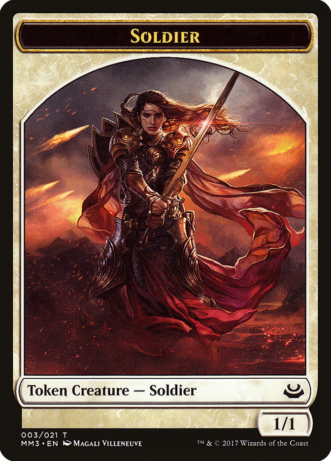 Soldier Token (003/021) [Modern Masters 2017 Tokens] | Golgari Games