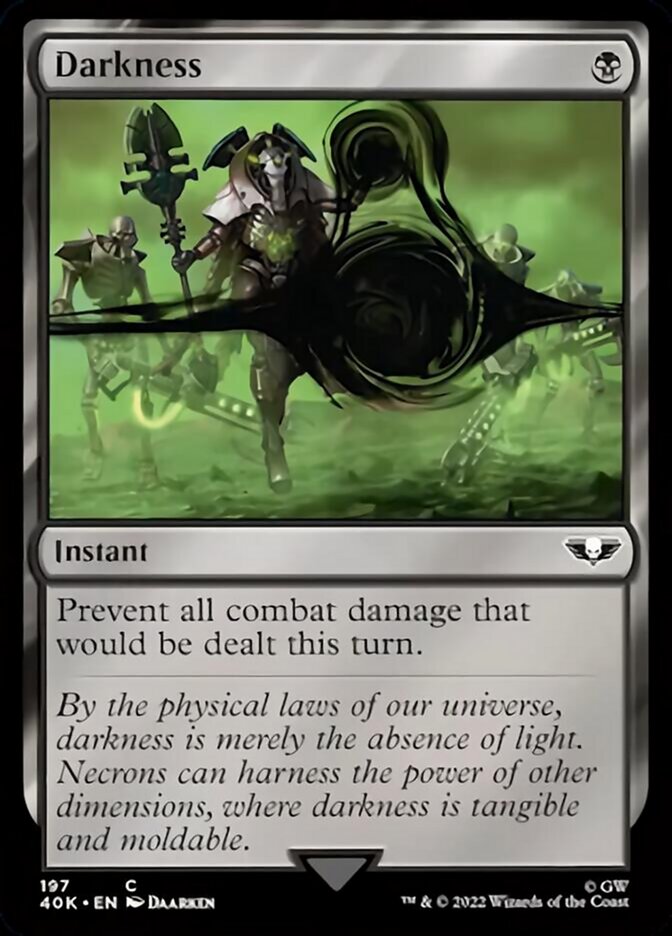 Darkness (Surge Foil) [Universes Beyond: Warhammer 40,000] | Local Legends