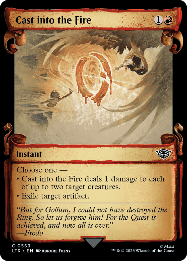Cast into the Fire [The Lord of the Rings: Tales of Middle-Earth Showcase Scrolls] | Local Legends