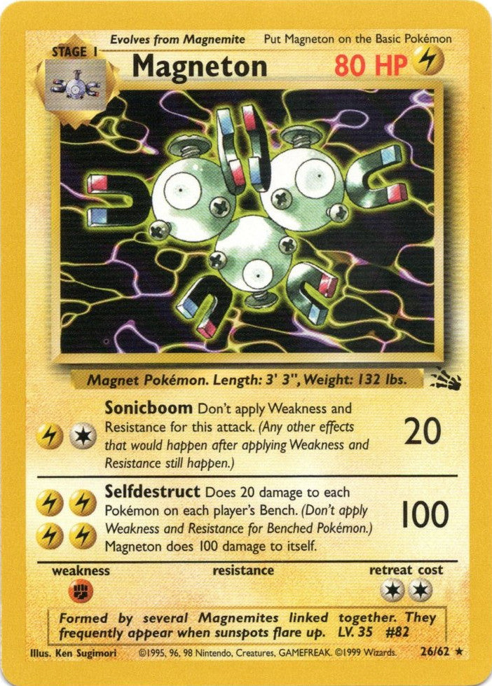 Magneton (26/62) [Fossil Unlimited] | Local Legends