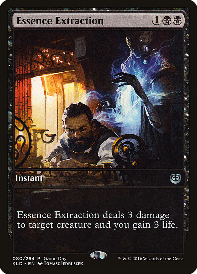 Essence Extraction (Game Day) [Kaladesh Promos] | Golgari Games