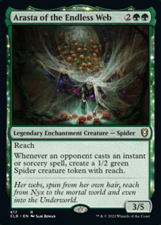 Arasta of the Endless Web [Commander Legends: Battle for Baldur's Gate] | Golgari Games