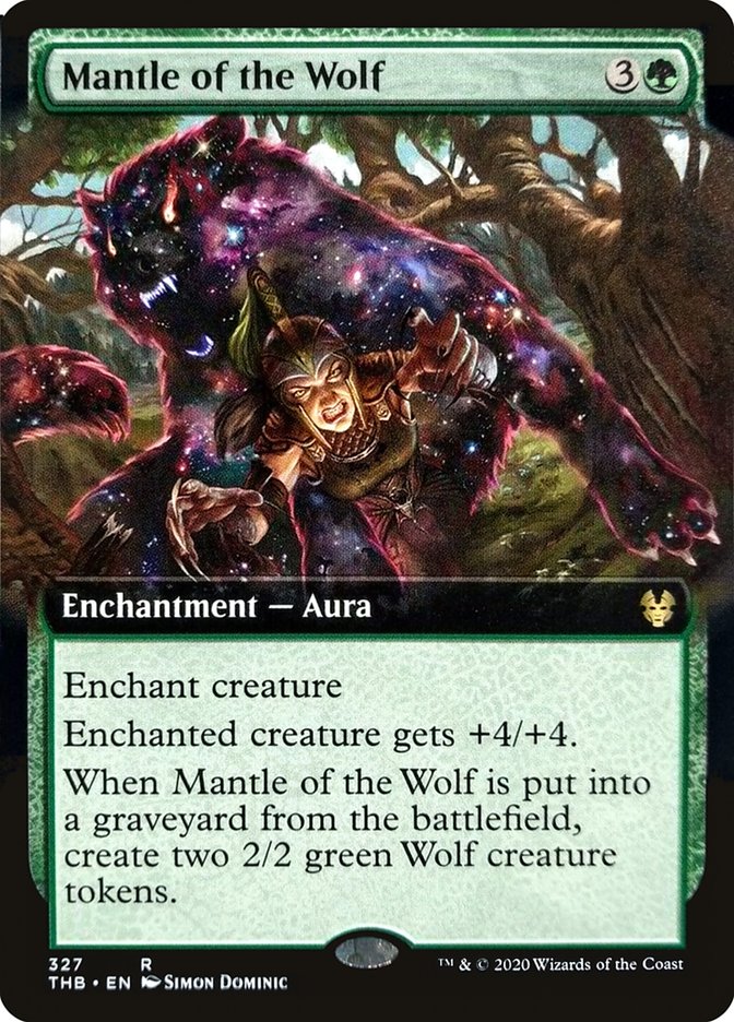 Mantle of the Wolf (Extended Art) [Theros Beyond Death] | Local Legends