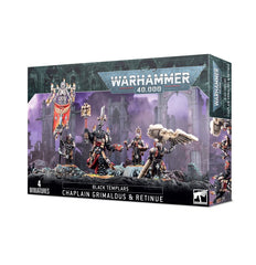 Warhammer 40k: Black Templars Chaplain Grimaldus & Retinue | Golgari Games