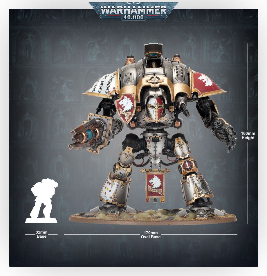 Warhammer 40K: Imperial Knights Knight Preceptor Canis Rex | Golgari Games