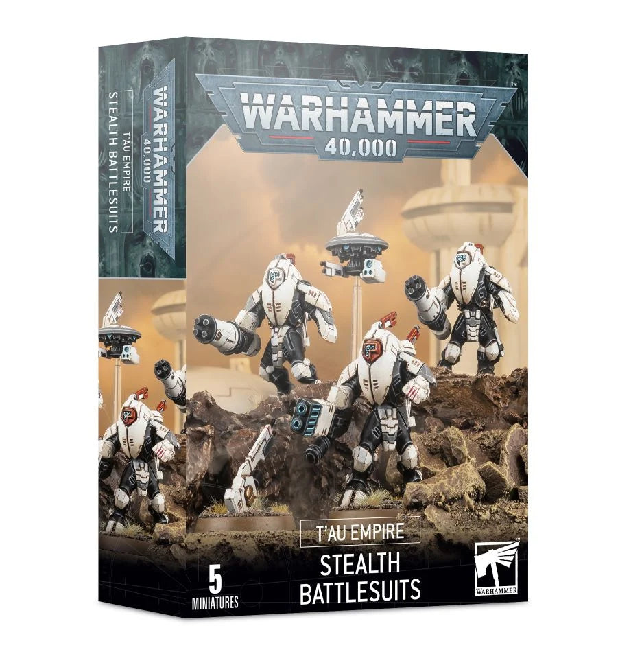 Warhammer 40K: T'au Empire Stealth Battlesuits | Golgari Games