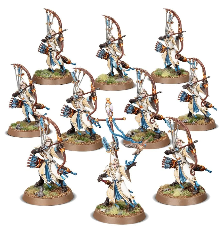 Warhammer Age of Sigmar: Lumineth Realm- Lords Vanari Auralan Sentinels | Golgari Games