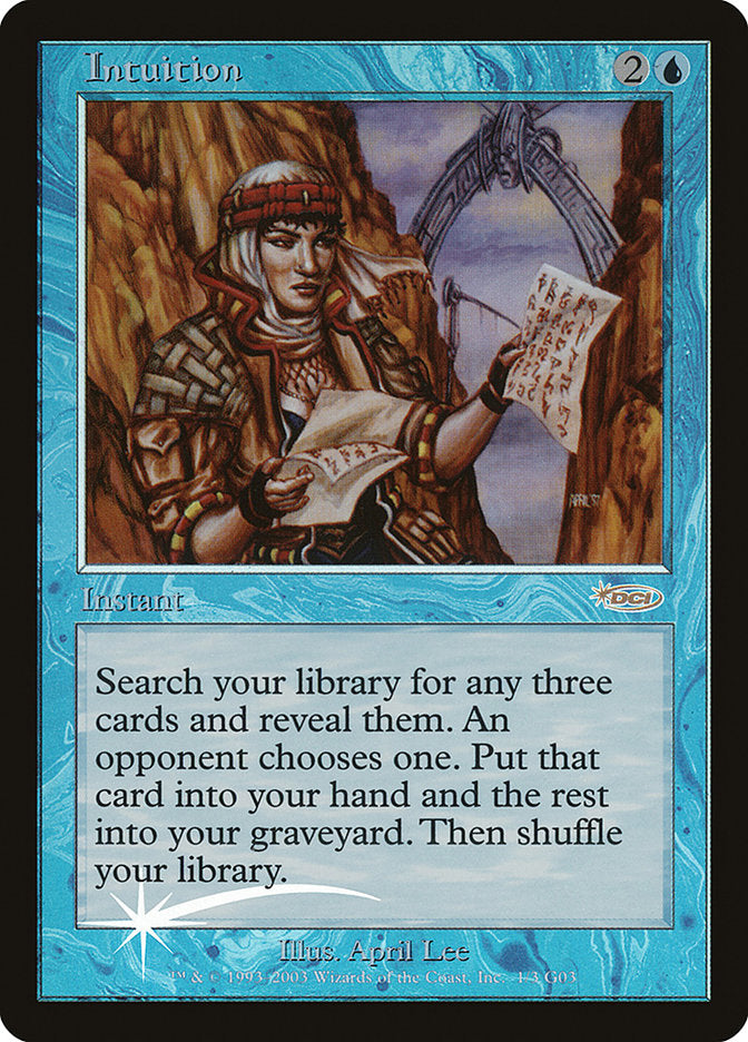 Intuition [Judge Gift Cards 2003] | Local Legends