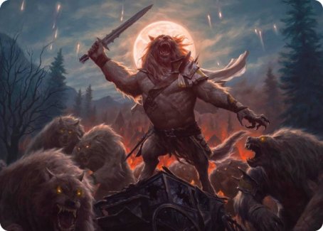 Tovolar, the Midnight Scourge 1 Art Card [Innistrad: Midnight Hunt Art Series] | Local Legends