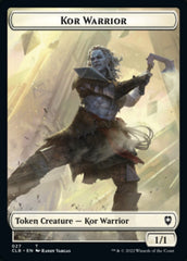 Kor Warrior // Treasure Double-sided Token [Commander Legends: Battle for Baldur's Gate Tokens] | Local Legends