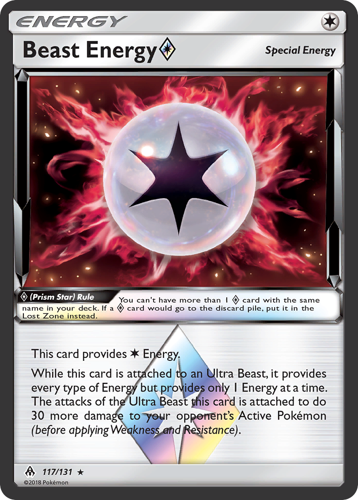 Beast Energy (117/131) (Prism Star) [Sun & Moon: Forbidden Light] | Golgari Games