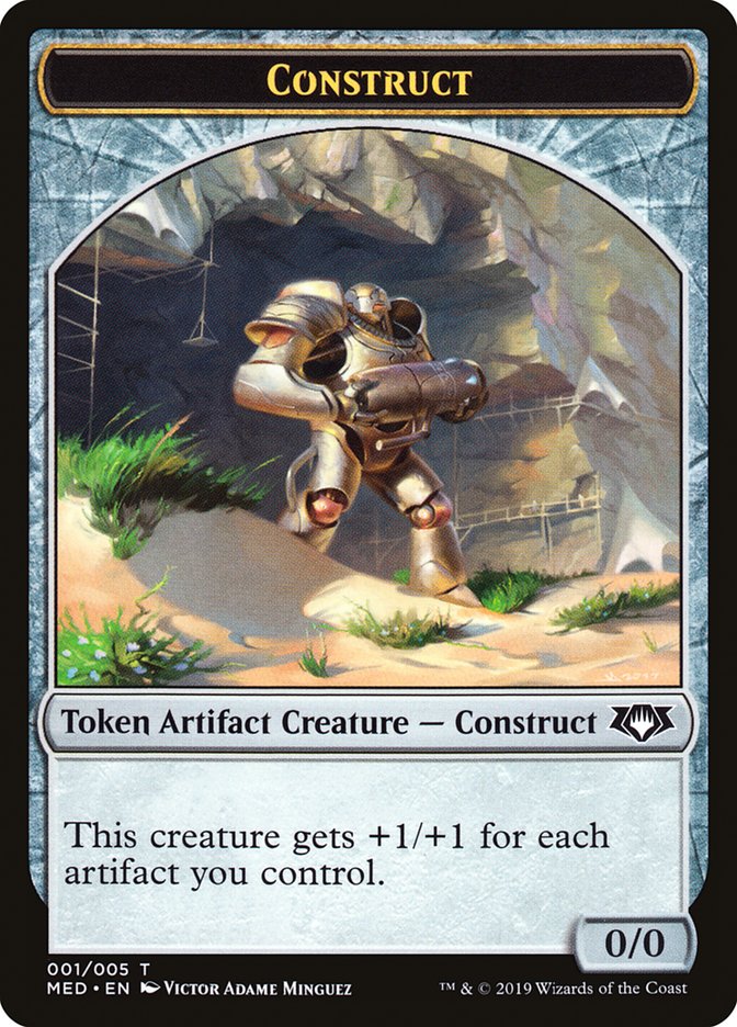 Construct Token (001/005) [Mythic Edition Tokens] | Golgari Games